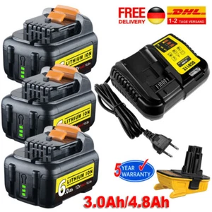 10,8V 6,0 Ah Für Dewalt DCB127-XJ AKKU 12V XR Lithium-Ion DCB120 DCB126 DCD710 - Bild 1 von 27