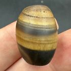 Gorgeous Ancient Tibetan Himalayan Very Unique Banded Agate Bead