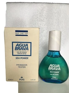 Agua Brava Sea Power by puig eau de toilette natural Spray 3.4fl.oz/100ml tester - Picture 1 of 8