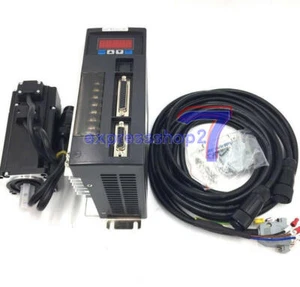 750W AC Servo Motor 90ST-M02430 Drive NEMA34 2.4NM CNC Mill Machine Kit 3m Cable - Picture 1 of 1