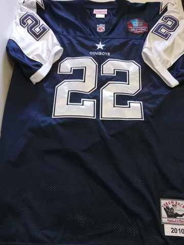PREOWNED MITCHELL&NESS EMMITT SMITH 2010 HOF JERSEY SIZE 56 MADE USA RN 110592 Cover