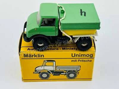MARKLIN Western Germany #1830 MERCEDES UNIMOG Truck Green NEW in BOX !!! - Image 1 of 4
