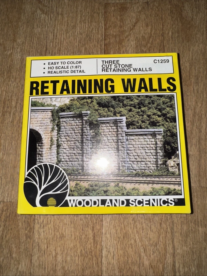 Dw420 Woodland Scenics C1259 Cut Stone Retaining Walls