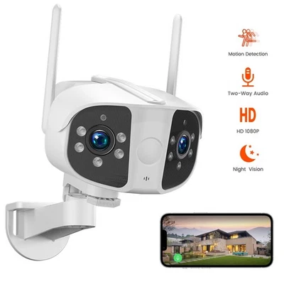 Mini Network Dual Senser Monitor 4K HD Camera WiFi Wireless Security Cam Monitor - Image 1 of 4