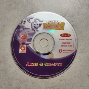 JumpStart Advanced Kindergarten Arts & Crafts Game CD (PC/Mac; 2003) #2000 - Picture 1 of 2