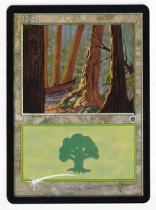Magic The Gathering MTG TCG Invasion Holo Forest 348/350 - Bild 1 von 2