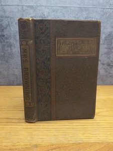 The Poetical Works Of Mrs. Elizabeth Barrett Browning Hardcover Book 1880s - Bild 1 von 7