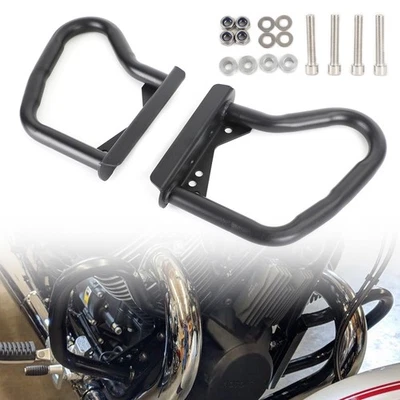Black Engine Guard Crash Protector For Moto Guzzi V7 II V7III V9 Series Foto 1 de 4