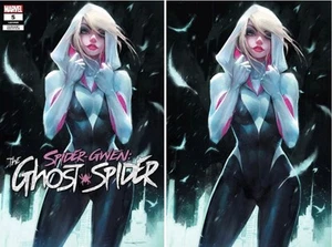 SET ~ Spider-Gwen: Ghost Spider #5 Ivan Tao Exclusive Virgin & Trade Variant - Bild 1 von 11