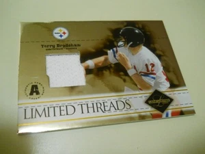 TERRY BRADSHAW ( 2004 ) PRO BOWL JERSEY CHROME CARD STEELERS HOF SB QB #084/100 - Picture 1 of 2