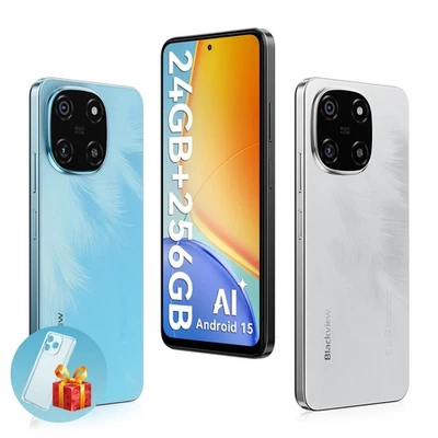 Blackview COLOR 6 Smartphone 24GB+256GB Android 15 Handy Dual SIM AI Fotoalbum - Bild 1 von 4