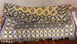 Coperta di lana artigianale abruzzese 236x228 - Foto 1 di 5