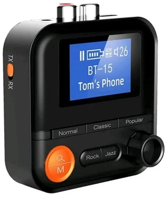 Audio Transmitter Bluetooth-Compatible 5.2 Wireless AUX 2RCA TF for Headset/PC - Image 1 of 2