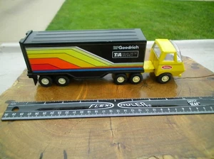 Vintage Tiny / Mini Tonka Toy Pressed Steel BF Goodrich Private Label Semi Truck - Picture 1 of 6