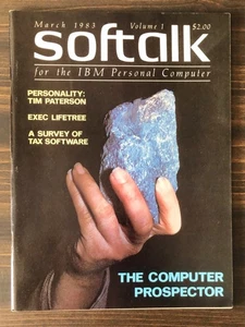 1983 March - Softtalk Magazine for the IBM Personal Computer - Picture 1 of 3