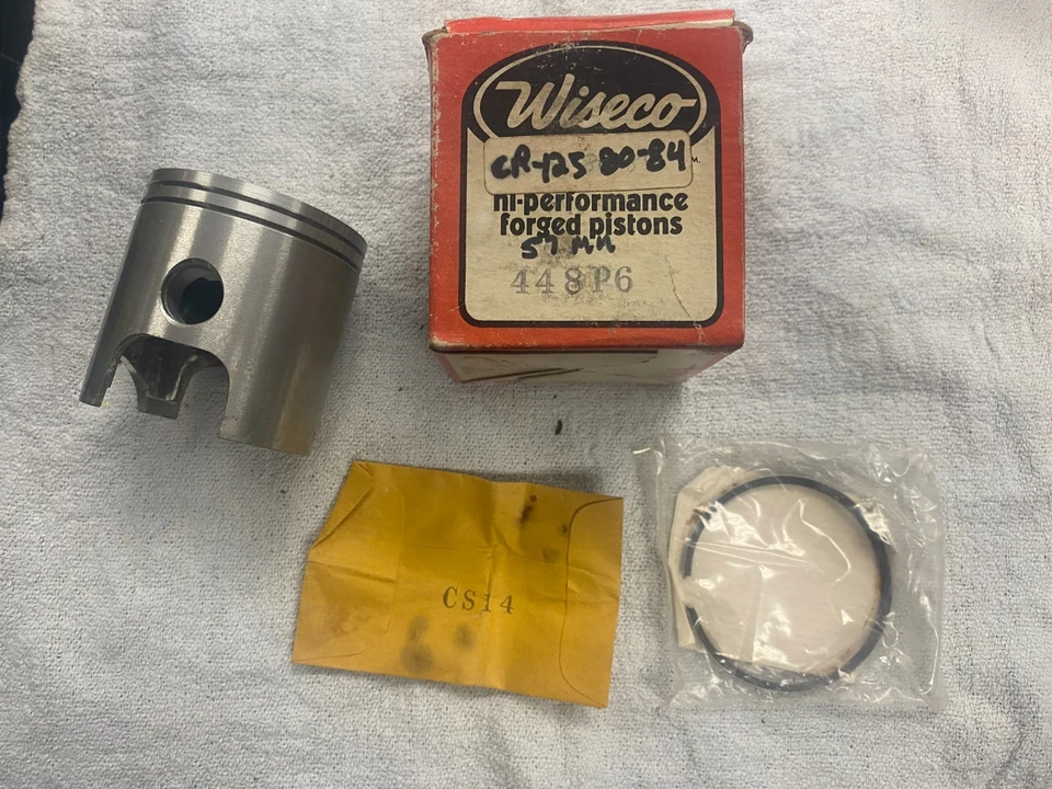 NUEVO KIT PISTÓN WISECO .060" 1.5mm OVERSIZE 1980-84 HONDA CR125 448M05700 Foto 1 de 1