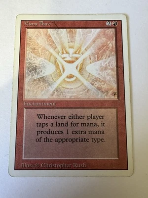 Magic The Gathering Mana Flare (Revised Edition) - Image 1 of 2