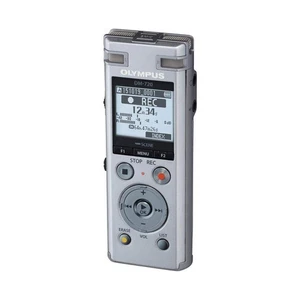 Olympus® DM-720 4GB Digital Voice Recorder, Silver - Picture 1 of 9