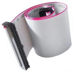 40 Pin Female to Female IDE Flat Hard Drive Cable Connector Dual Data Extension - Afbeelding 1 van 8