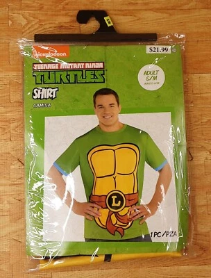 Camisa de Halloween Leonardo Nickelodeon Teenage Mutant Ninja Turtles Talla S/M Foto 1 de 3