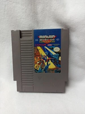 BIONIC COMMANDO Authentic Nintendo Entertainment System NES CAPCOM Game Cart - Image 1 of 4