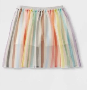 Target Youth Girls Size XL 14 Rainbow Tulle Tutu Skort Skirt with Shorts 2440 - Picture 1 of 10