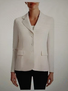 Capsule 121 Women's Long Sleeve Ivory Jacket /Blazer/Suit Size M Was $320 - Picture 1 of 6