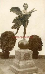 REAL PHOTO POSTCARD TABERNACLE CHAPEL WAR MEMORIAL, ABERYSTWYTH, CARDIGANSHIRE - Picture 1 of 2