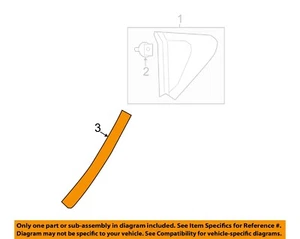 MAZDA OEM 14-15 6 Exterior-Stone Deflector Guard Right GHP9504P2A - Picture 1 of 2