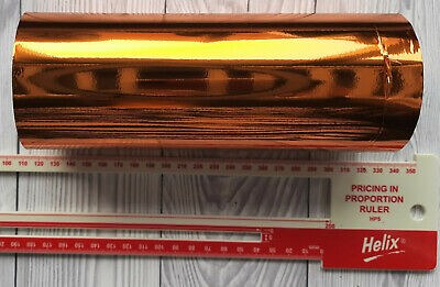 Hot Printing Stamping Foil Roll - Copper Metallic, 20 Cm Wide 940g • 19.99£
