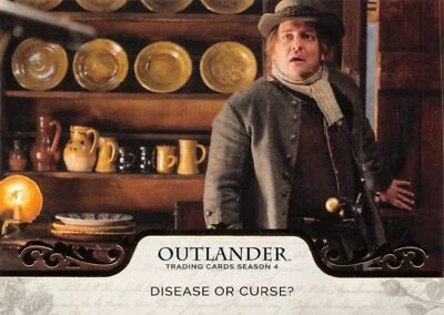 Outlander Season 4 GOLD PARALLEL Base Trading Card #26 - DISEASE OR CURSE? - Image 1 of 2