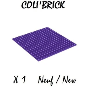 Lego 91405 - 1x Brique Plaque / Base Plate 16x16 - Violet / Dark Purple - NEUF - Imagen 1 de 1