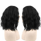 Natural Looking Black Wavy Wig for - Perfect for Cosplay and More!
