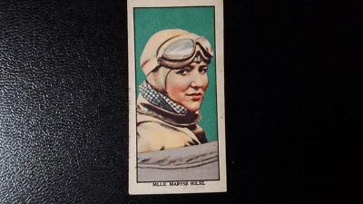 MARS LTD 1938. FAMOUS AREOPLANES, PILOTS,AND AIRPORTS. NO 31. MLLE MARYSE HILSZ. - Image 1 of 2