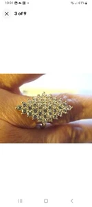 Silver 925 Clear Sapphire (diamond Shaped) Marquise Cluster Ring Gemporia Q - Picture 1 of 5