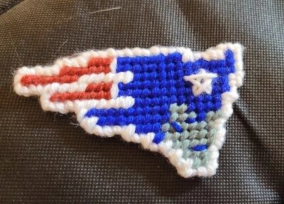 Ímã/ornamento feito à mão New England Patriots - Imagem 1 de 4