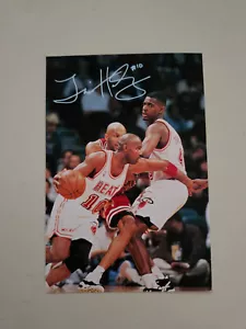 Miami Heat NBA Basketball #10 Tim Hardaway 3,5"" x 5,5"" Spieler Postkarte - Bild 1 von 2