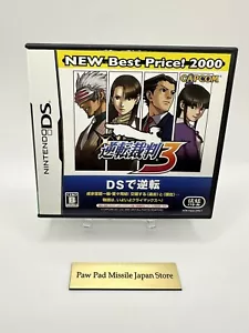 Nintendo DS Ace Attorney 3 Capcom 2007 from Japaan Japanese Retro Game - Picture 1 of 10