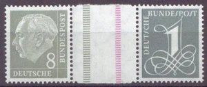 !!! BRD  HEUSS ZUSAMMENDRUCK  WZ 15 aI X  postfrisch  (1) !!! - Bild 1 von 1