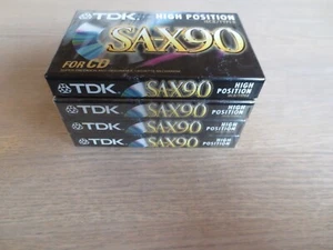 4x TDK SA-X 90EB Cassette Tape 1997 NEUF/SEALED - Photo 1/2