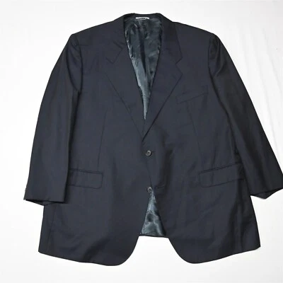Blazer Abrigo Deportivo Chaqueta Belvest Stanley Korshak 54R Azul Marino Super 150s Lana Para Hombre Foto 1 de 4