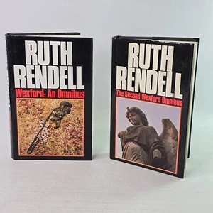 Wexford: An Omnibus & The Second Wexford Omnibus Ruth Rendell 2 HC Books Mystery - Picture 1 of 21