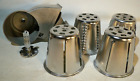 Vintage Kitchen Aid Hobart Rotor Slicer Shredder Metal 4 blades lot photo