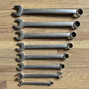 Challenger Proto SAE 8pc Combination End Wrench Set USA 1 15/16 7/8 13/16 3/4 + - Picture 1 of 12