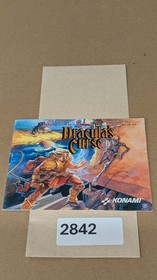 Castlevania III Dracula's Curse - Nintendo NES- Manual Only **NO GAME