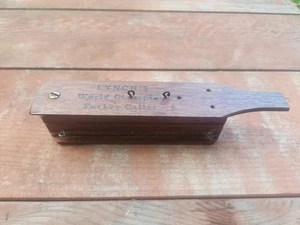 Vintage Lynch World Champion Turkey Call, Model 102, 1958 Liberty Miss., 3 Hole - Picture 1 of 8