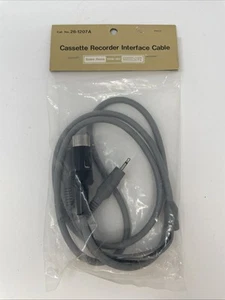 Radio Shack Tandy 3.5 foot Cassette Recorder Cable 26-1207 TRS-80 COCO Computer - Afbeelding 1 van 2