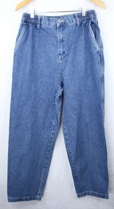 Pantalones de mezclilla holgados de pierna ancha WKND para hombre talla mediana patinadores Y2K SK8R grunge - Imagen 1 de 7