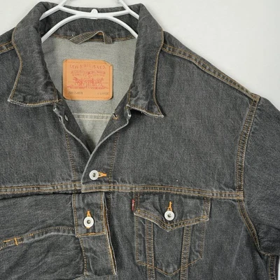 Chaqueta de Camionero De Colección Años 80 Levi Strauss Co Para Hombres X Grande Gris Denim Estilo 70507 4878 Foto 1 de 4