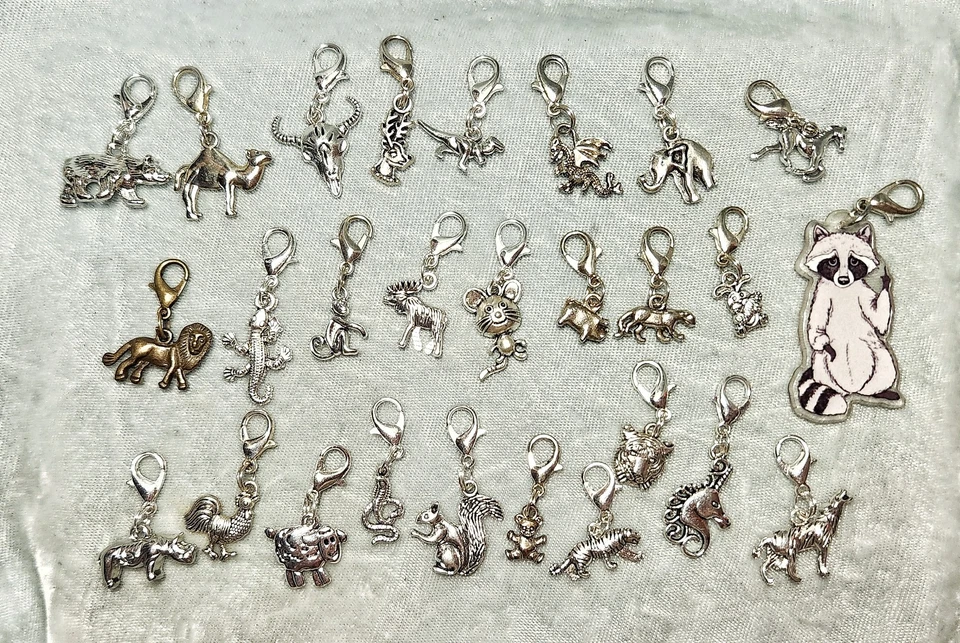 Dijes de clip de animales para mochila cartera cremallera origami llavero medias rellenos Foto 1 de 1